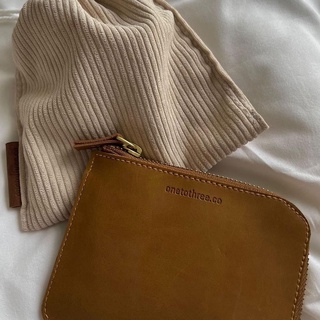 Ví da unisex Handmade Pound Wallet Onetothree