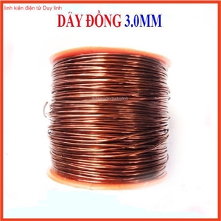 Dây Đồng Bọc Cách Điện 3mm 1KG .