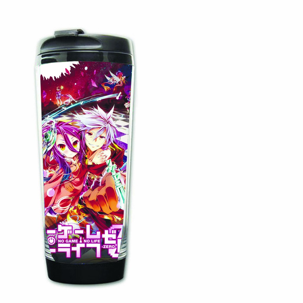 Bình nước IN HÌNH Natsume yuujinchou No game no life Re:Zero Tenki no ko anime chibi cốc đựng quà tặng tiện lợi