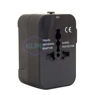 Ổ cắm điện du lịch đa năng 2 cổng USB