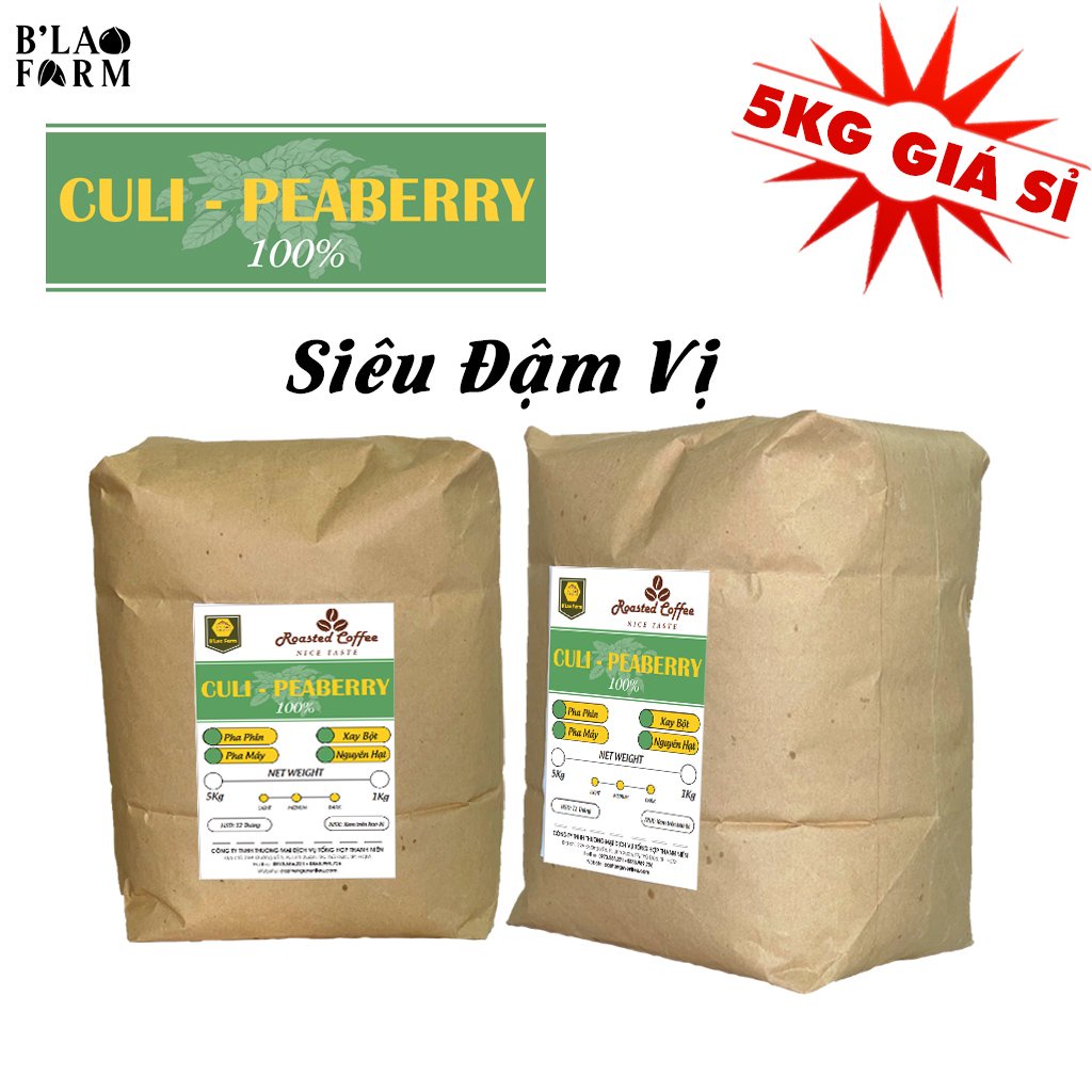 Cà Phê Culi Rang Mộc 🔥 TRÙM SỈ 🔥 Pha Phin & Pha Máy - Cafe Gu Đậm Đà & Nguyên Chất - Cà phê Cực Mạnh - Cafein Cao