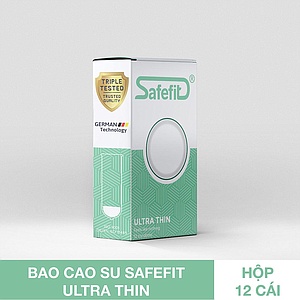 [ GIÁ SỈ ] - Combo 3 hộp Bao cao su gân gai, siêu mỏng, tạo cảm giác chân thật Safefit 4in1- smooth - ultrathin - 36 cái