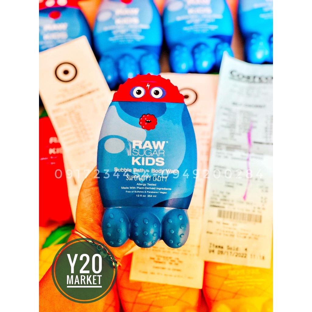 SỮA TẮM RAW SUGAR KIDS MỸ