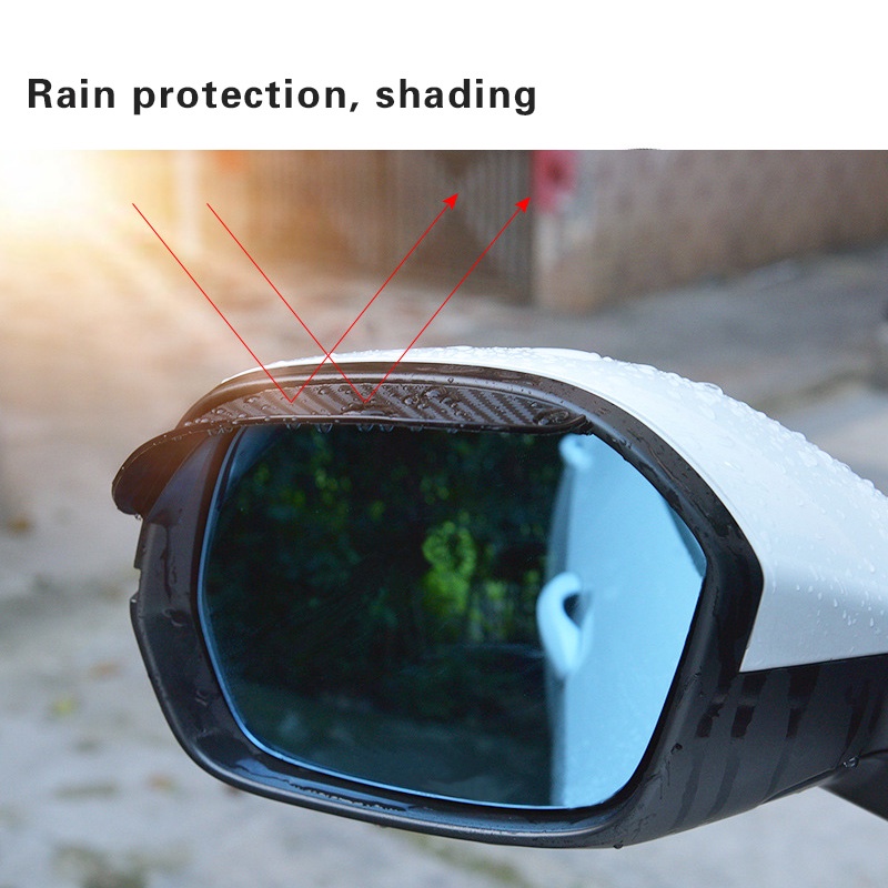 Vỏ Bọc Gương Chiếu Hậu Xe Hơi Bằng Sợi Carbon Chống Mưa Nắng Tiện Dụng