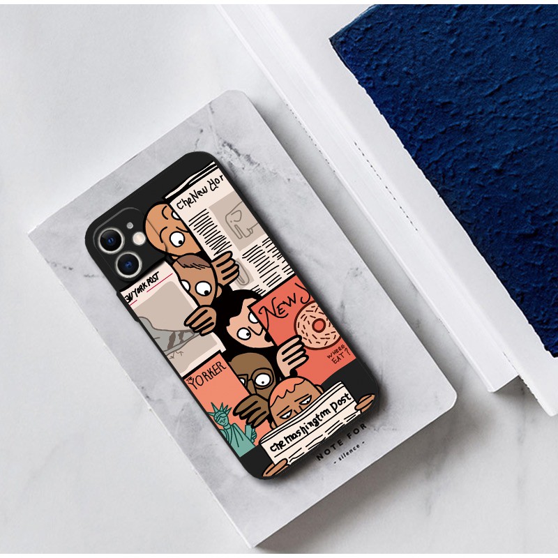 Ốp Điện Thoại Mềm In Hình Sáng Tạo Cho iphone 13 14 pro max xr 6s 7 8 plus 12 mini 11 pro x xs max se2