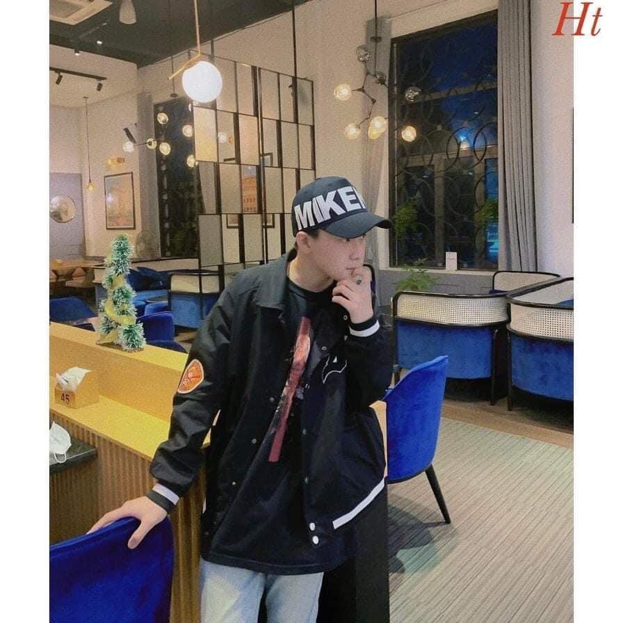 Mũ Mikenco Hoạ tiết in chữ Mikenco xunh quanh mũ cực cháy phố