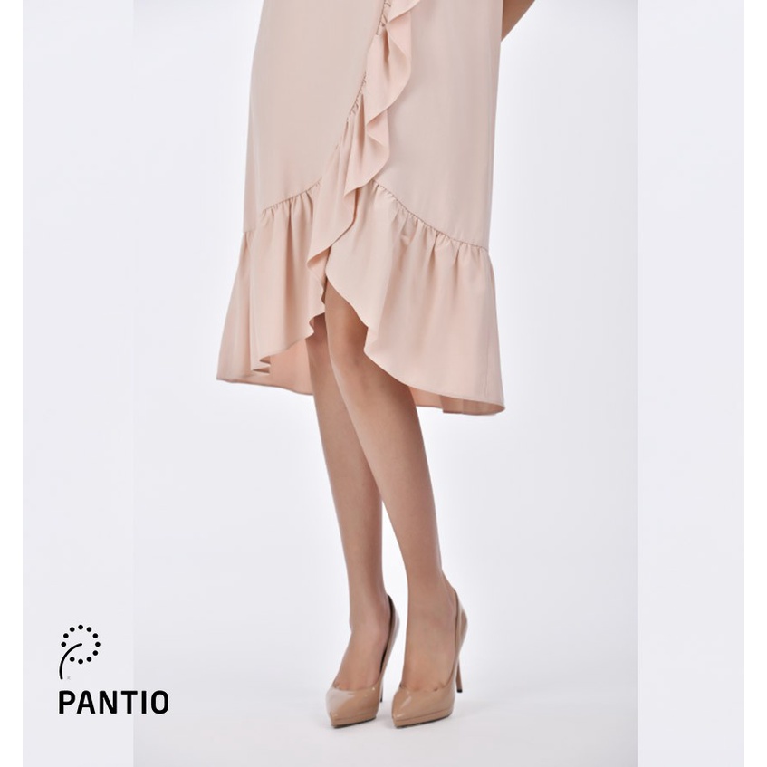 Đầm dạo phố chất lụa không tay FDP32751 - PANTIO