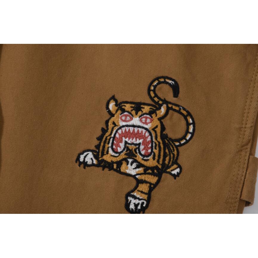 Bape Quần Dài cotton Thêu Họa Tiết Thời Trang Cho Nam Nữ