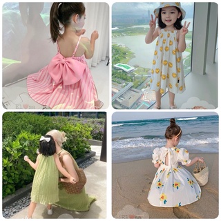 Váy 2 dây đi biển cho bé gái 10-19kg 💥 chất loại 1💥 Váy hè cho bé gái