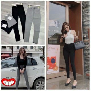 Quần bò giấy skin co giãn