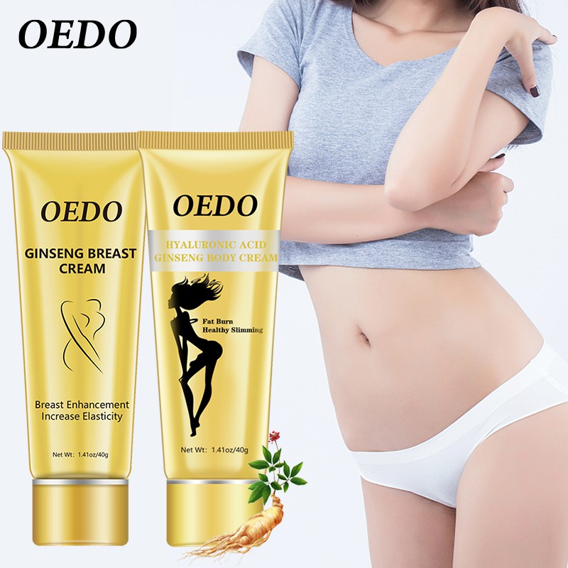OEDO Bộ sản phẩm kem giảm béo Axit Hyaluronic và kem nở ngực nhân sâm tăng cường độ đàn hồi cho vòng 1 | BigBuy360 - bigbuy360.vn