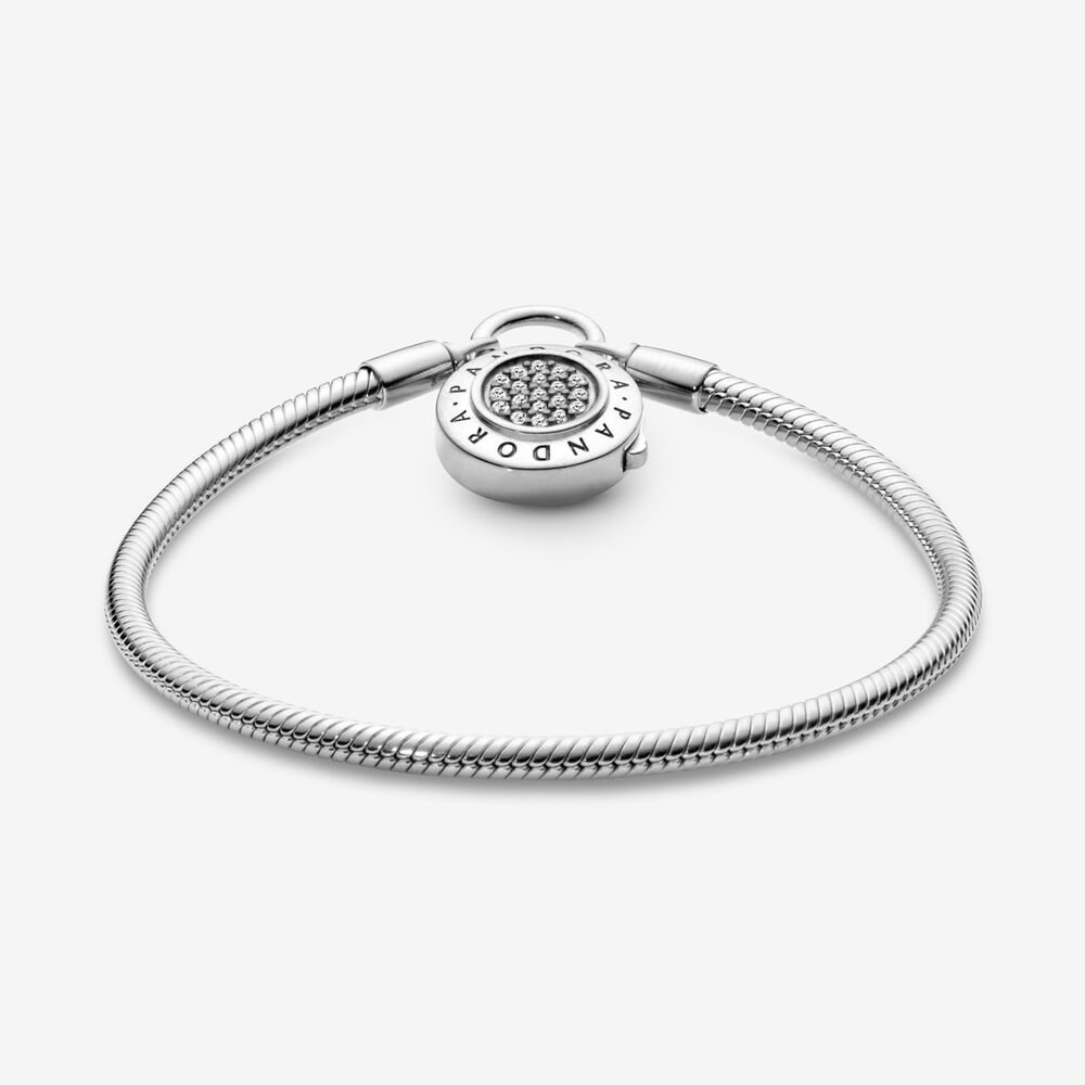 Vòng tay Khoảnh khắc Pavé móc khóa móc xích
