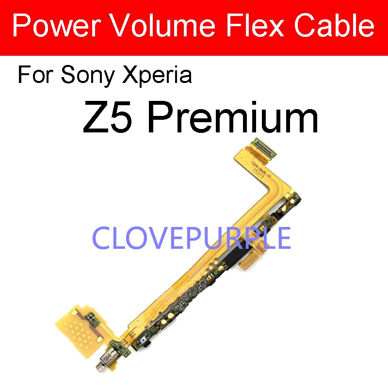 Power Button Volume Camera Key Switch Flex Cable With Microphone For Sony Xperia Z5 Premium Z5Premium E6833 E6853 E6883