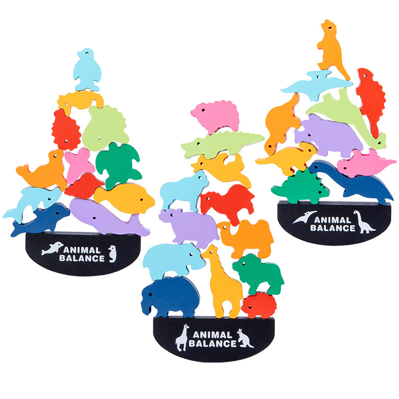 Bộ Đồ Chơi Bập Bênh Bằng Gỗ Cho Bé