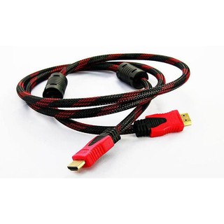 Dây Cáp HDMI Tròn 3m (Đen Phối Đỏ)