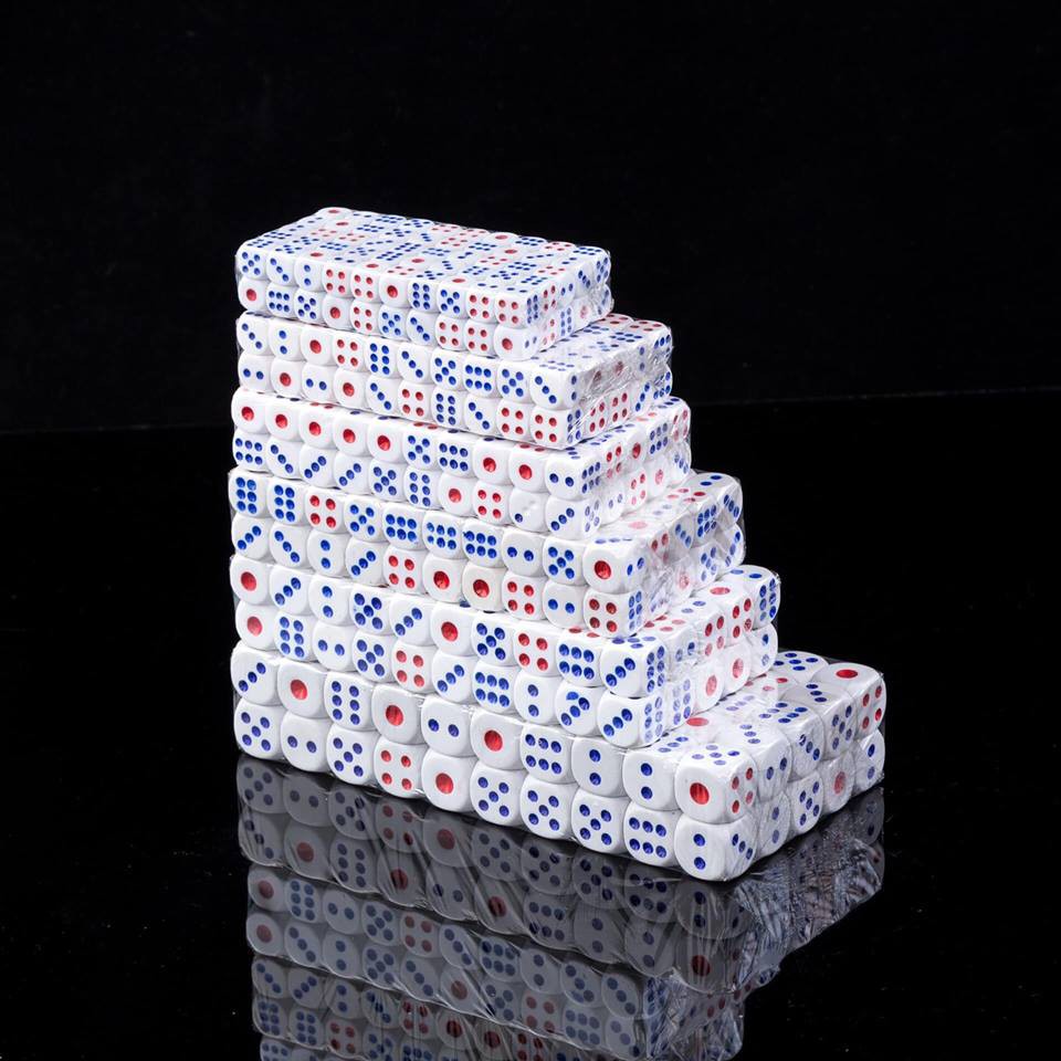 DICE NHỰA CỨNG  ( SET 10 VIÊN )