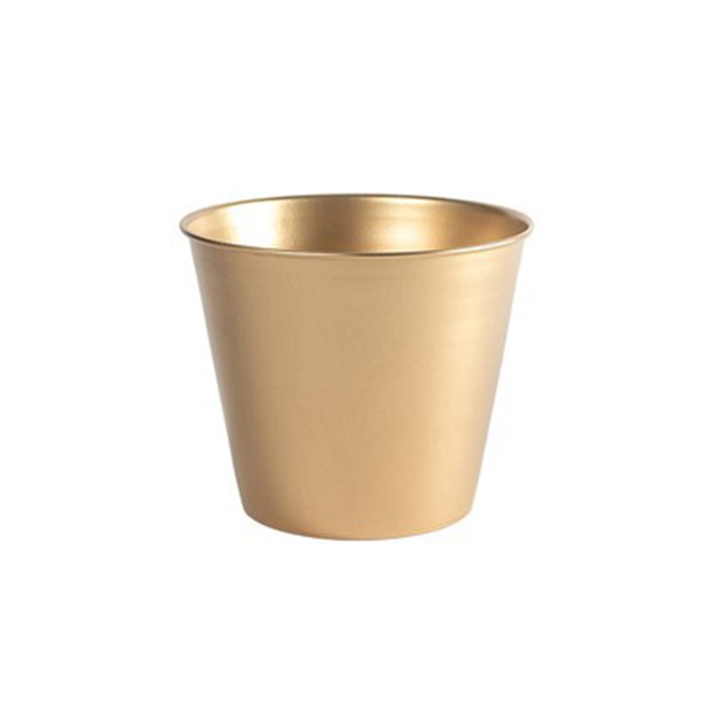 Chậu Hoa Bằng Kim Loại Để Bàn Trang Trí Năm Mới