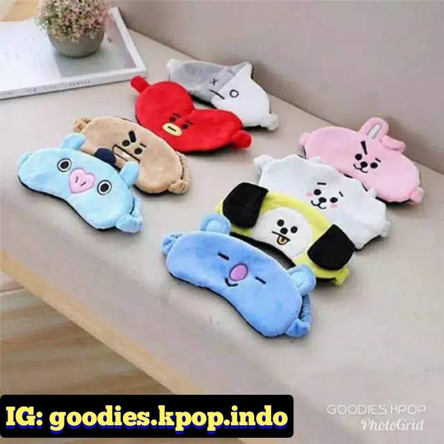 Bịt Mắt Ngủ Họa Tiết Nhân Vật Bt21 Bts