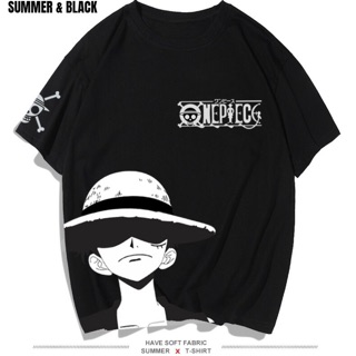 🔥Flash Sale🔥 Áo Luffy, Lửng Cộc Nam Nữ, Luffy, Mũ Rơm