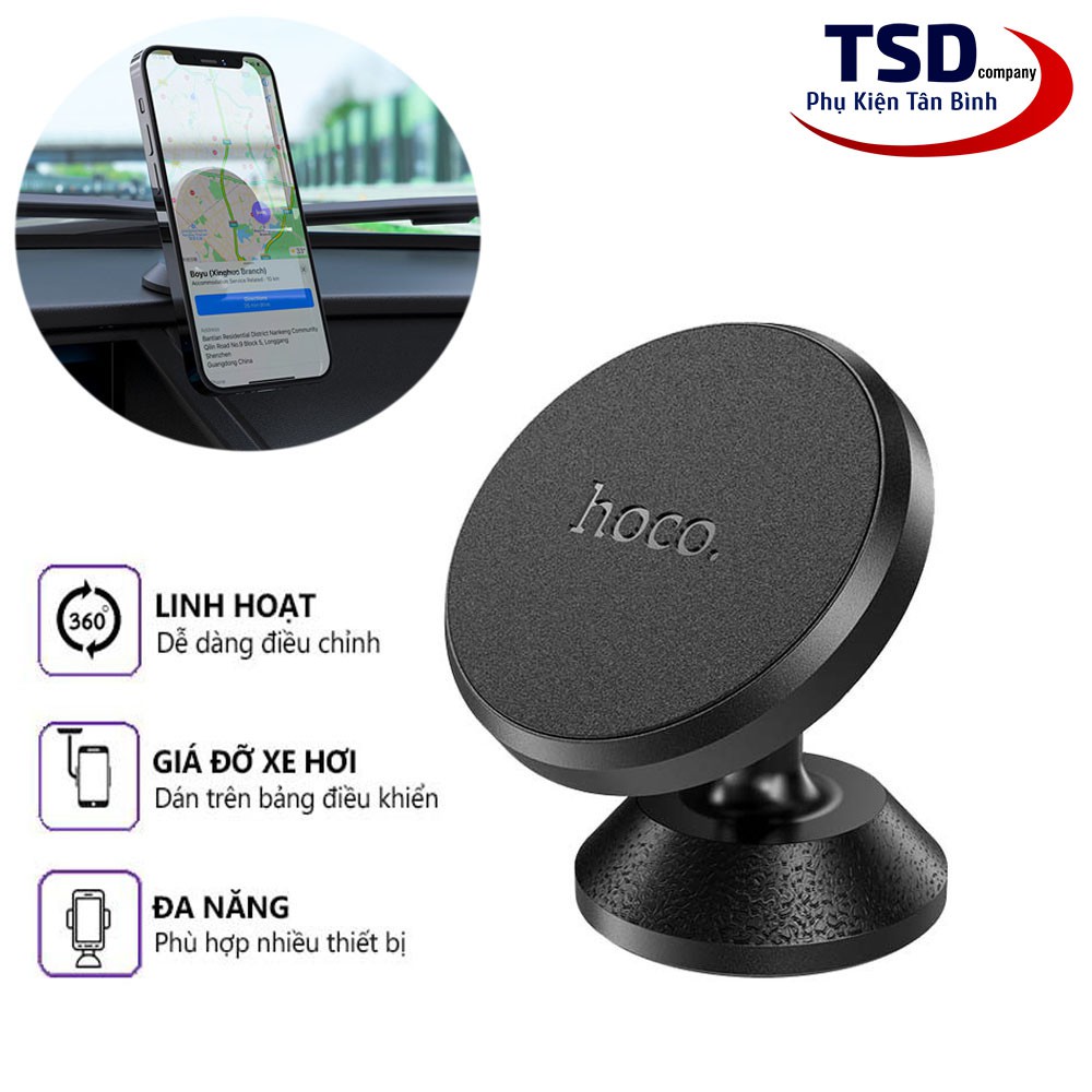 Giá Đỡ Điện Thoại Trên Xe Hơi Hoco CA79 Chính Hãng Hít Siêu Chắc | BigBuy360 - bigbuy360.vn