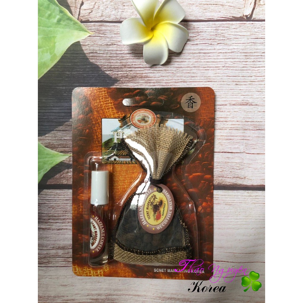 Túi thơm treo xe hương cà phê Hazelnut