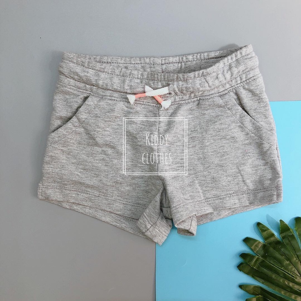 Quần short thun da cá bé gái chất cotton mềm, mát hàng xuất dư nhiều mẫu