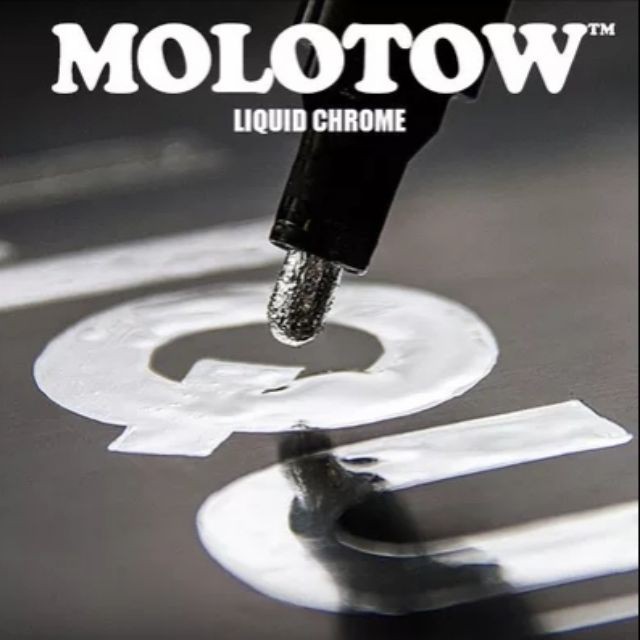 Bút kẻ bút tô bút sơn cho mô hình Molotow Liquid Chrome Marker tool hobby