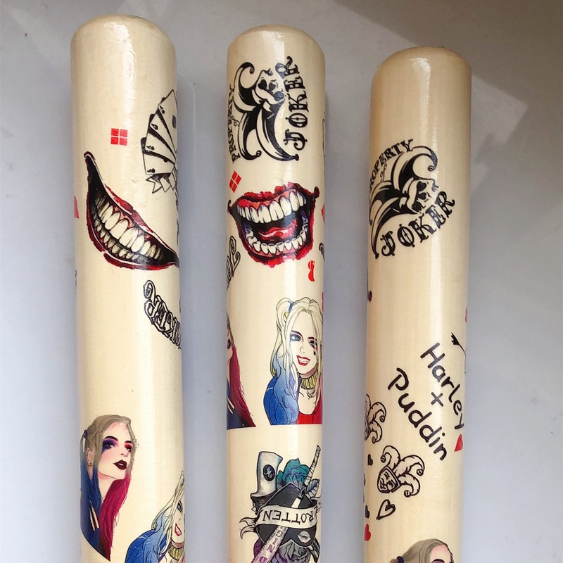Harley Quinn 50 cm Bóng Chày Bằng Gỗ Con Dơi Cosplay Suicide Squad Movie