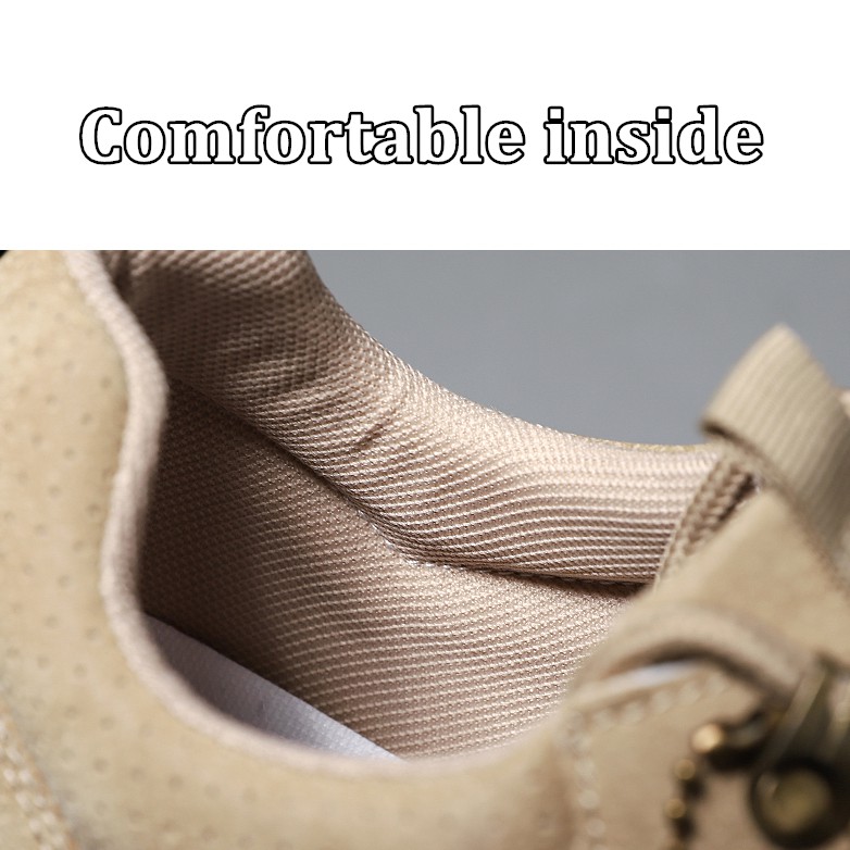 Giày bốt martin bằng da cổ cao thời trang size 39-44 cho nam