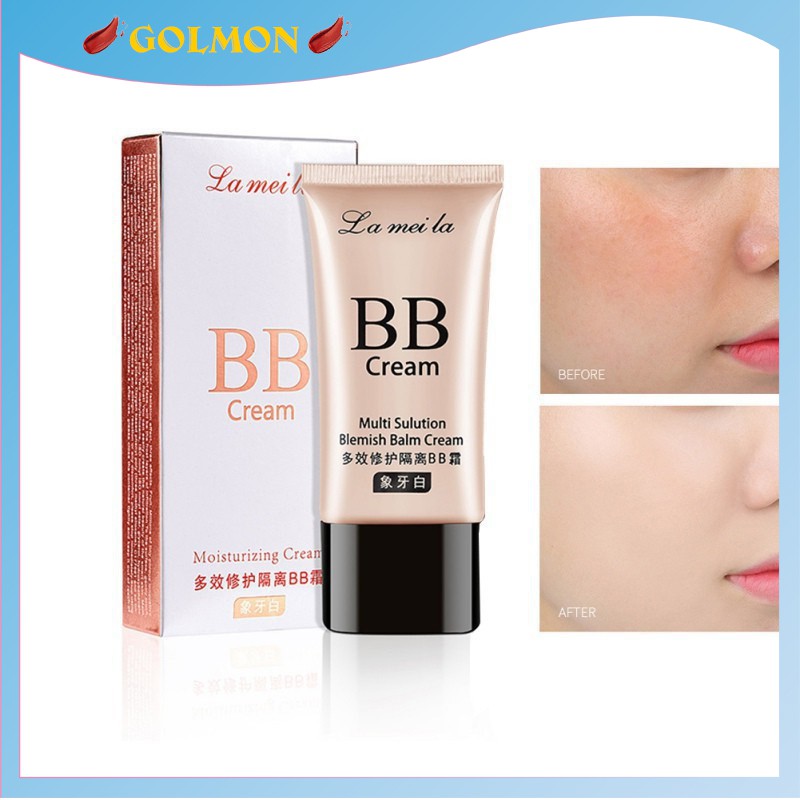 Kem nền Lameila trang điểm kem che khuyết điểm dưỡng ẩm BB Cream Moisturing Lameila tự nhiên Golmon