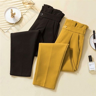 Quần baggy nữ cạp bèo