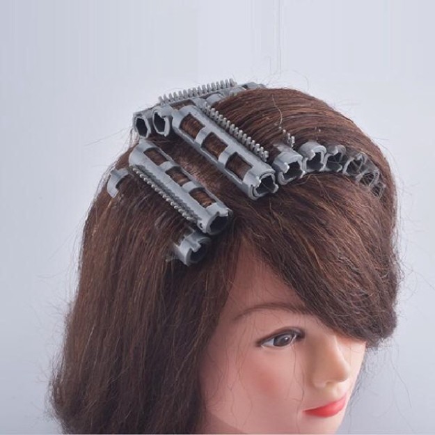 Trục uốn lạnh dập phồng chân tóc ( 1 hộp 25 cây) màu ngẫu nhiên