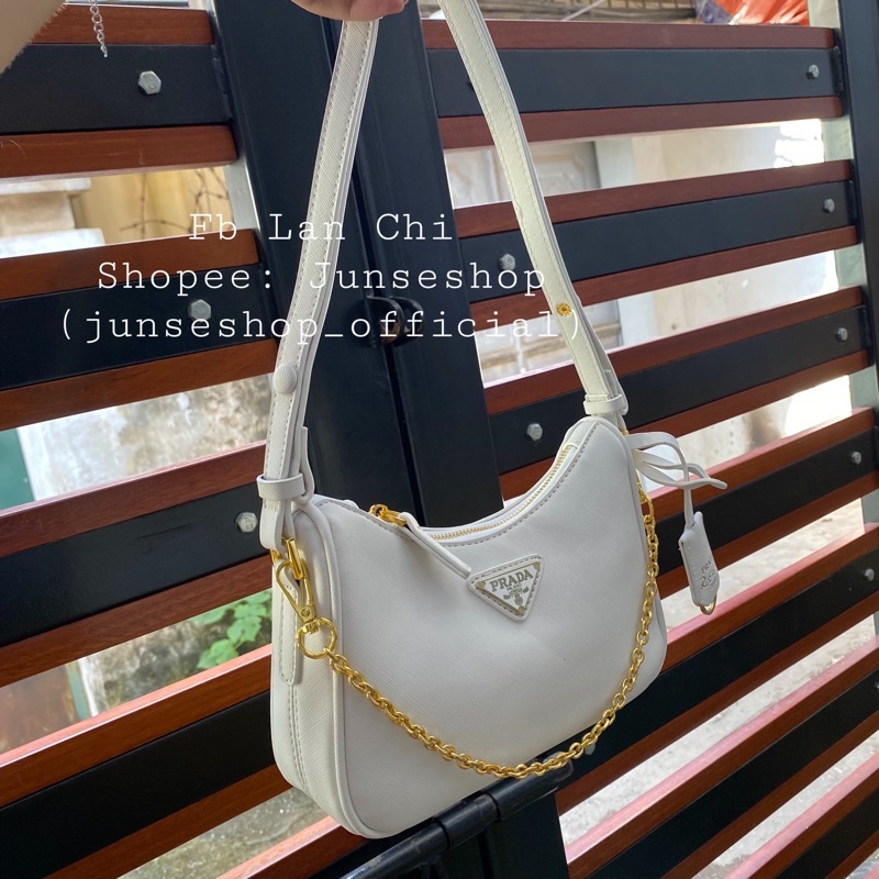 Túi đeo chéo chư P size 20cm da xước full hộp