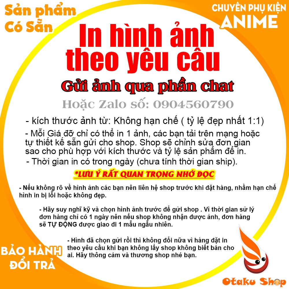 Giá đỡ điện thoại in hình Anime Game thông minh đa năng dùng chống lưng phụ kiện Iphone nhận in ảnh theo yêu cầu