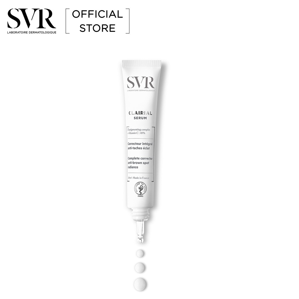 Tinh chất làm mờ vết nám, sáng da và mềm mịn da SVR CLAIRIAL SERUM 30ml