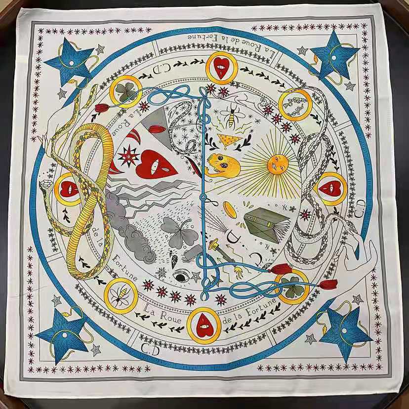 Khăn Bandana Bài Tarot - Khăn Tarot Di Or Lụa Cao Cấp Bản Vuông