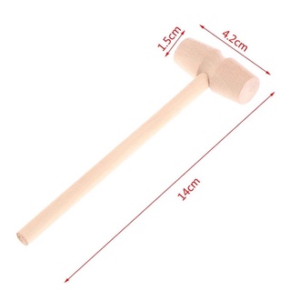 Búa gỗ mini gõ socola 14cm