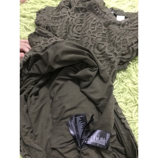 Váy xanh rêu size m 150k