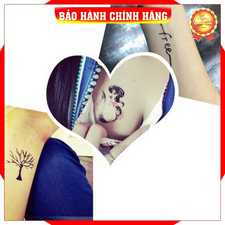 [Hàng Cao Câp] Bộ 30 bộ Hình xăm mini nhỏ đẹp dán chân tay lưng tạm thời cho nam nữ xinh cute tattoo nghệ thuật .