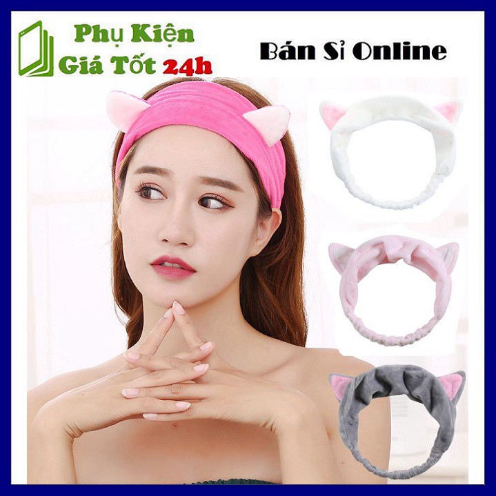 Băng Đô Tai Mèo Siêu Xinh / Bờm Tóc (Nhiều Màu)