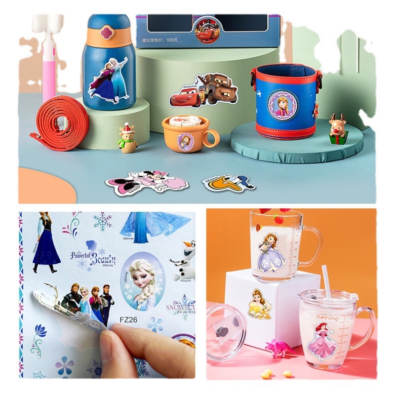 Sticker hình dán nhiều chủ đề đáng yêu, bộ 8 tấm 160 hình dán cho bé trai bé gái - Coolgift