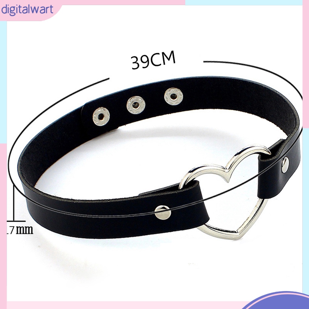 Vòng Cổ Choker Thiết Kế Hợp Kim Phối Da Giả Phong Cách Punk Thời Trang Cho Phụ Nữ