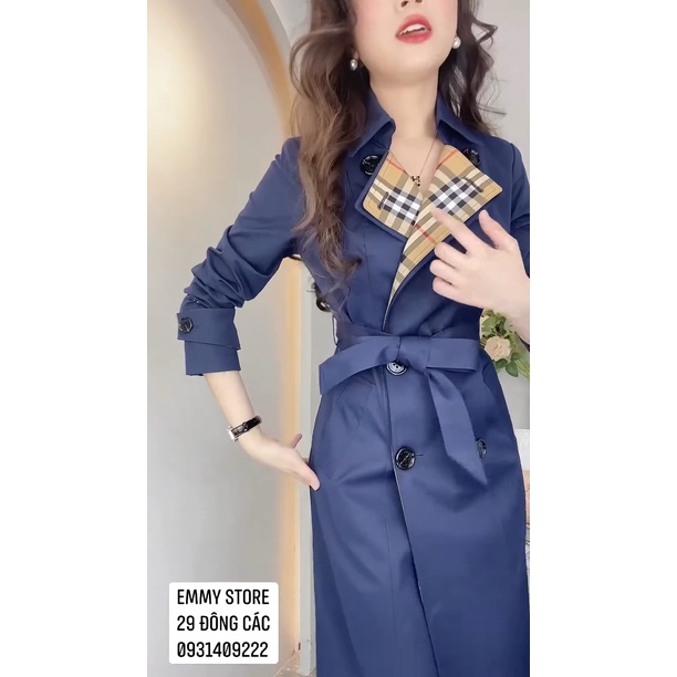 Áo kaki xanh than cổ kẻ dáng dài, hàn cao cấp | BigBuy360 - bigbuy360.vn