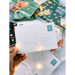Bộ postcard Giáng Sinh 5 tấm TWINS