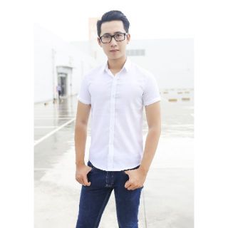 Sơmi Nam Cổ Bẻ Tay Ngắn