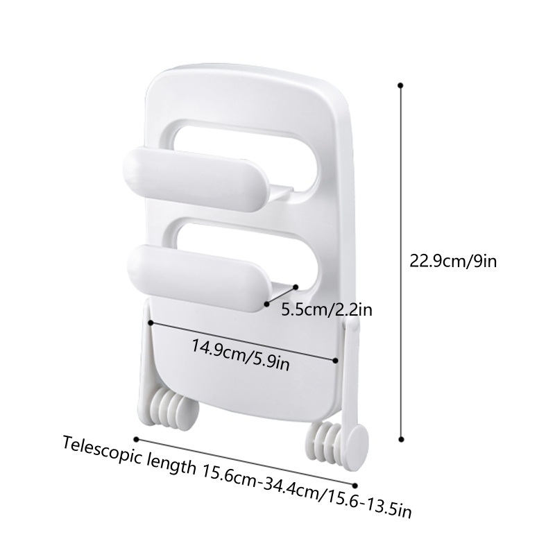 Giá Đỡ Cuộn Khăn Giấy Bằng Nhựa Không Cần Khoan Tiện Dụng Cho Gia Đình