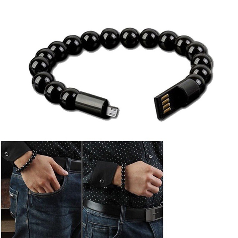 Sạc vòng đeo tay dễ thương cho cáp IOS, Micro USB và Type-C