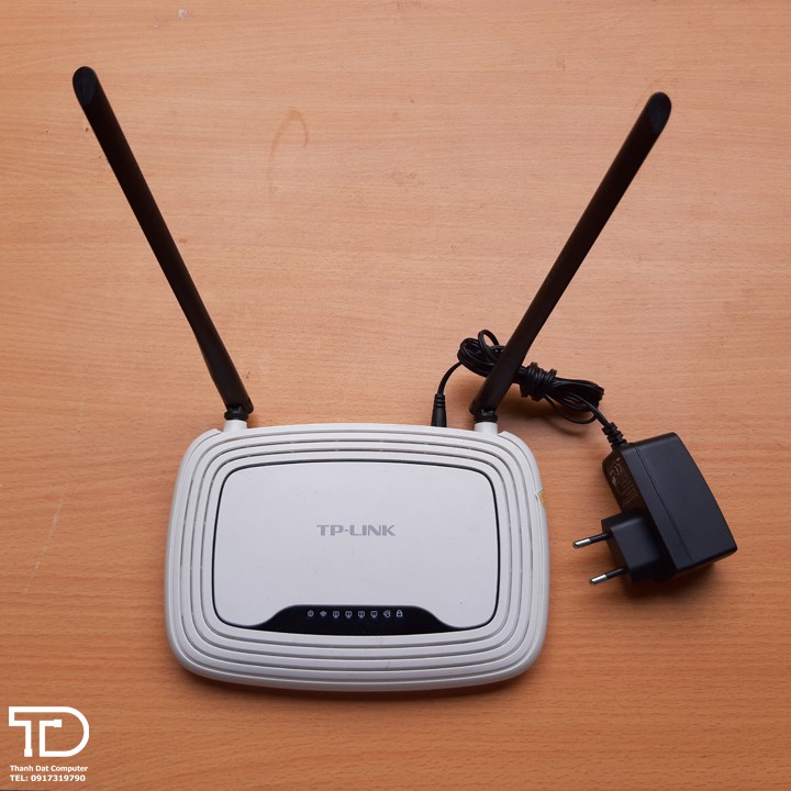 Bộ phát wifi Tp-Link 841N 2 râu cũ chính hãng, sóng khỏe tốc độ 300Mbps
