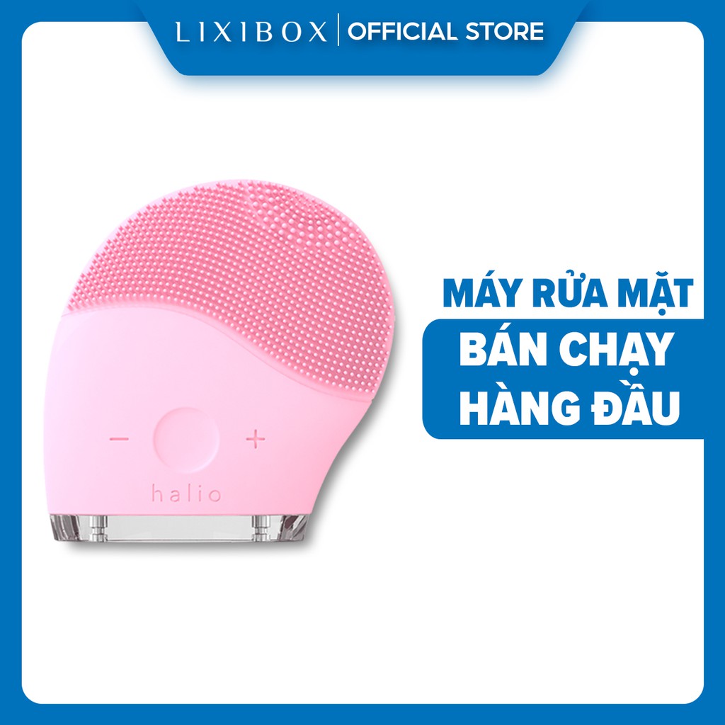 [Mã COSLXBD17 giảm 10% đơn 600K] Combo Máy rửa mặt Halio Original Hồng nhạt và set dưỡng da 3 Auragins minisize | BigBuy360 - bigbuy360.vn