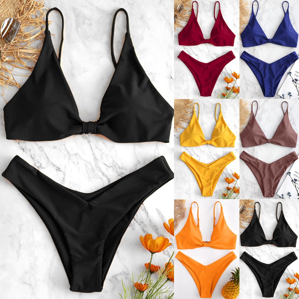 Bộ Bikini 2 Mảnh Quyến Rũ Cho Nữ